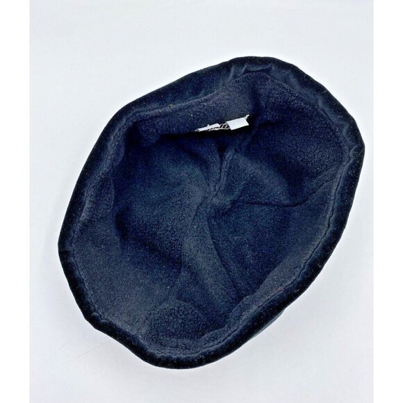 Hildegard Gunzel Doll Hat Blue Black Velvet Fold Up Brim Beanie Made In USA #4 - Picture 7 of 10